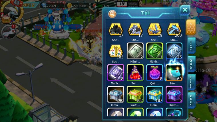 Mã : #TTS5949 - S1710 - Top48 - V12 750 Sách Palkia cộng hưởng Unvoa wb bá chủ kyogre bc cặp lati bc