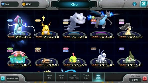Mã : #TTS5948 - S1861 - Top 45 - Giratina rồng xương raikou victini