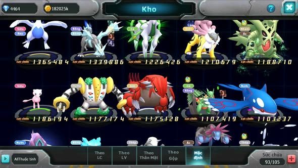 Mã : #TTS5947 - S1824 - V6 - Top7 - Tapu bulu bá chủ dynamax unvoa armdlo cặp lati diancie