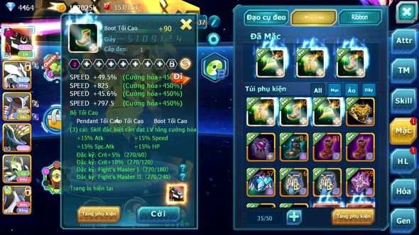 Mã : #TTS5947 - S1824 - V6 - Top7 - Tapu bulu bá chủ dynamax unvoa armdlo cặp lati diancie