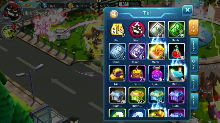 Mã : #TTS5947 - S1824 - V6 - Top7 - Tapu bulu bá chủ dynamax unvoa armdlo cặp lati diancie