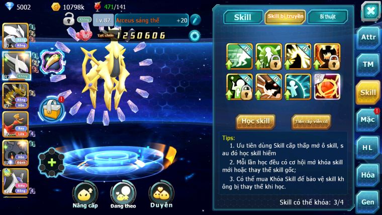 Mã : #TTS5954 - S1840 - Top 26 - v11 - Unvoa sáng thế giratina hooh mashadow cặp lati drak ho-oh