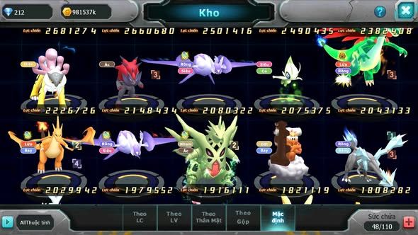 Mã : #TTS5960 - S1375 - V12 - Ho-oh quái vật lòng đất bá chủ groudon bá chủ drak hooh lugia bá chủ