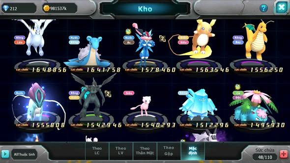 Mã : #TTS5960 - S1375 - V12 - Ho-oh quái vật lòng đất bá chủ groudon bá chủ drak hooh lugia bá chủ