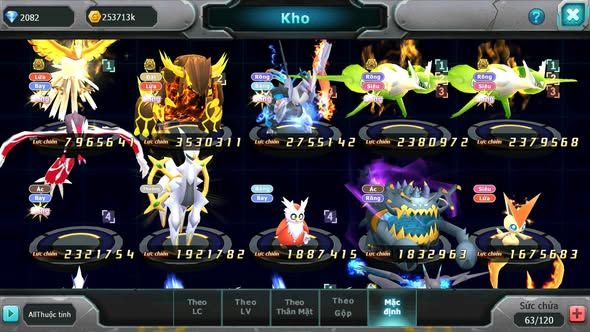 Mã : #TTS5958 - S1716 - V5 - Ho-oh bá chủ qvld bc unvoa cặp lati bá chủ nhiều pet ht
