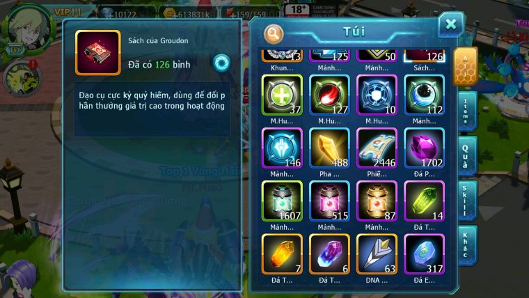 Mã : #TTS5957 - S1255 - V11 - 10K kc - Hooh dynamax lugia bá chủ thần gió bá chủ cặp lati bá chủ qvld bá chủ