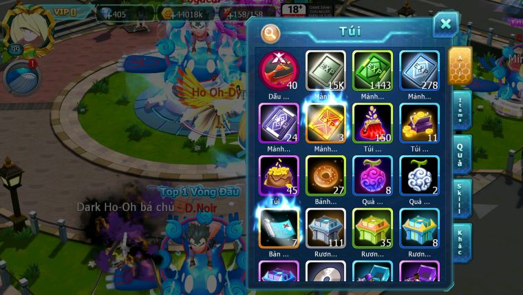 Mã : #TTS5963 - S1728 - Hooh dynaamx thần gió bc yvetal btaa bá chủ lugia