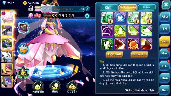 Mã : #TTS5962 - S1680 - V9 - Diancie dyanamx tapu fini bc xerm bc unvoa zevil nhiều pet ht