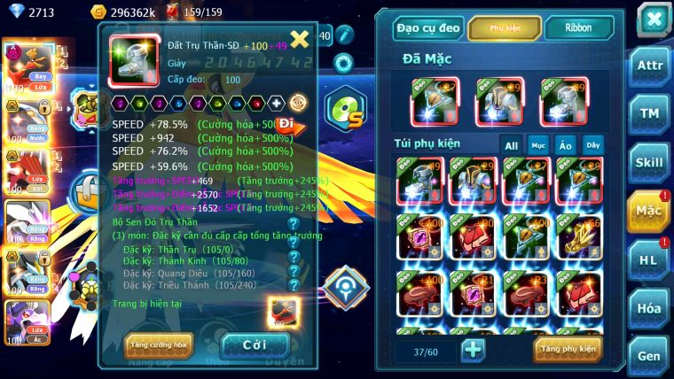Mã : #TTS5961 - S1292 - V8 - Ho-oh dyanaxm quái vật biển cả qvld bc groudon unvoa black bc white nhiều pet ht