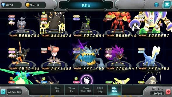 Mã : #TTS5970 - S66 - Top 11 - 20K kc - Diancie cộng hưởng dynamax hooh dynamax white dynamax yvetal bc unvoa black bc nhiều pet huyền thoại