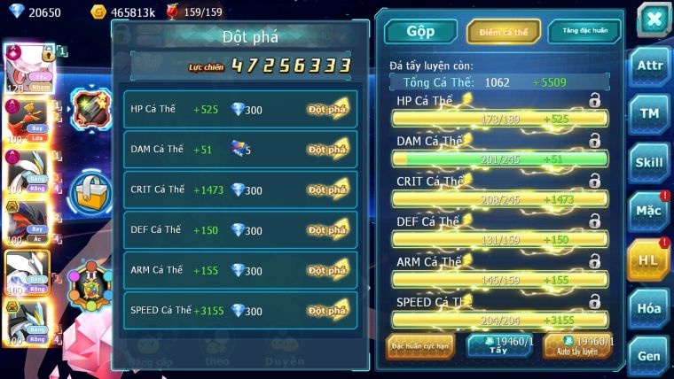 Mã : #TTS5970 - S66 - Top 11 - 20K kc - Diancie cộng hưởng dynamax hooh dynamax white dynamax yvetal bc unvoa black bc nhiều pet huyền thoại
