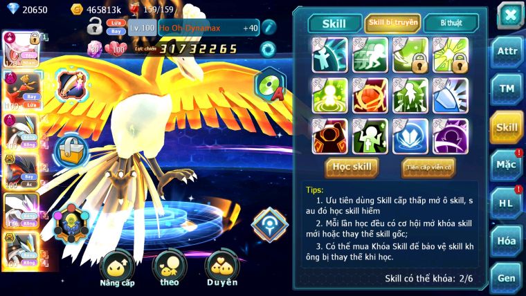 Mã : #TTS5970 - S66 - Top 11 - 20K kc - Diancie cộng hưởng dynamax hooh dynamax white dynamax yvetal bc unvoa black bc nhiều pet huyền thoại