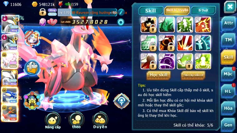 Mã : #TTS5969 - S1288 - Top12 - V14 - White Black cộng hưởng dyanamx Diancie bá chủ unvoa kyogre hooh rắn băng qvld