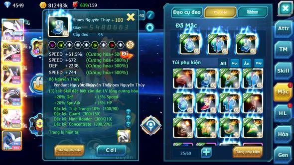 Mã : #TTS5968 - S1670 - V6 - 900 SÁCH - Unvoa cặp lati bá chủ diancie bc palkia bc nhiều pet ht