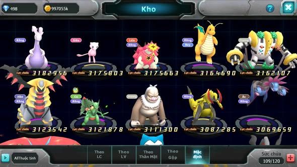 Mã : #TTS5967 - S1464 - V13 - TOP 40 - Hooh dynaamx yvetal bá chủ thần gió bc lugia bc unvoa blakc bc cặp lati nhiều pet ht