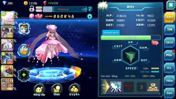 Mã : #TTS5966 - S1861 -Top32 - V5 - Diancie amdlo goodra groudon