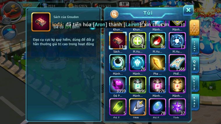 Mã : #TTS5975 - S1713 - V7 - UNVOA WB BÁ CHỦ PALKIA BÁ CHỦ CẶP LATI BÁ CHỦ