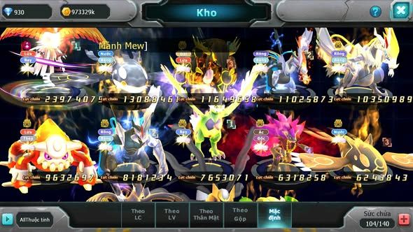 Mã : #TTS5976 - S993 - Top41 - Ho-oh cộng hưởng dynamax cặp cá bá chủ qvld bc unvoa wb bc nhiều pet ht