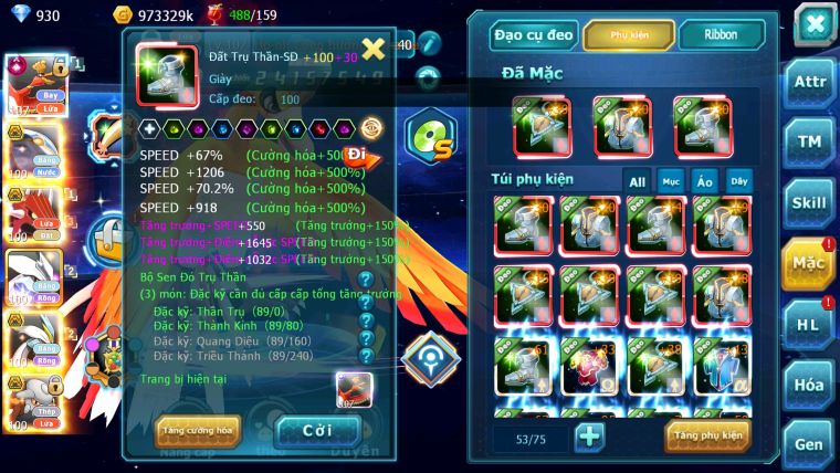 Mã : #TTS5976 - S993 - Top41 - Ho-oh cộng hưởng dynamax cặp cá bá chủ qvld bc unvoa wb bc nhiều pet ht