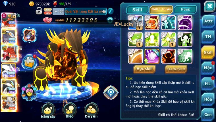 Mã : #TTS5976 - S993 - Top41 - Ho-oh cộng hưởng dynamax cặp cá bá chủ qvld bc unvoa wb bc nhiều pet ht