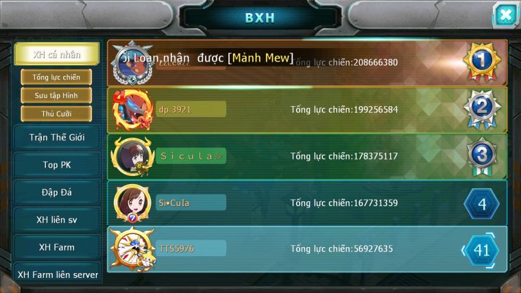 Mã : #TTS5976 - S993 - Top41 - Ho-oh cộng hưởng dynamax cặp cá bá chủ qvld bc unvoa wb bc nhiều pet ht