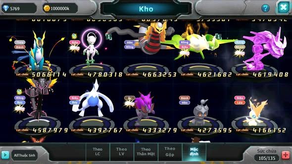 Mã : #TTS5985 - S1529 - V12 - Top43 - Ho-oh cộng hưởng dynamax Unvoa wb bá chủ yvetal bá chủ nhiều pet bá chủ
