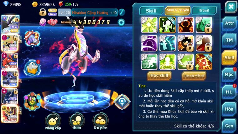 Mã: #TTS5984 - S1737 - TOP1 ALL - TOP2 CHAM - V18 - 1K7 SÁCH - CẶP RỒNG CỘNG HƯỞNG CẶP KIẾM KHIÊN BÁ CHỦ ACHALUDON CH DYNAAMX CHIM SẮT MELTAN DYANAMX