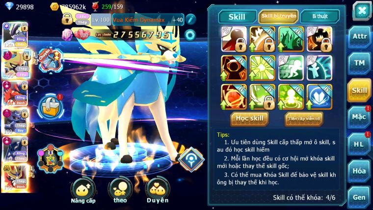 Mã: #TTS5984 - S1737 - TOP1 ALL - TOP2 CHAM - V18 - 1K7 SÁCH - CẶP RỒNG CỘNG HƯỞNG CẶP KIẾM KHIÊN BÁ CHỦ ACHALUDON CH DYNAAMX CHIM SẮT MELTAN DYANAMX
