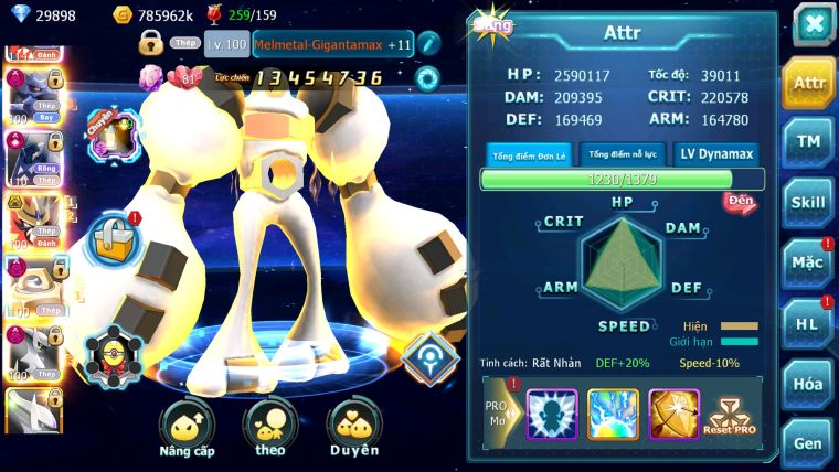 Mã: #TTS5984 - S1737 - TOP1 ALL - TOP2 CHAM - V18 - 1K7 SÁCH - CẶP RỒNG CỘNG HƯỞNG CẶP KIẾM KHIÊN BÁ CHỦ ACHALUDON CH DYNAAMX CHIM SẮT MELTAN DYANAMX