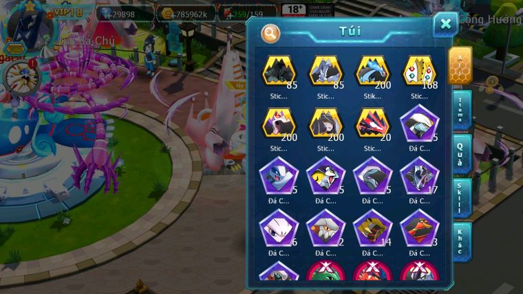 Mã: #TTS5984 - S1737 - TOP1 ALL - TOP2 CHAM - V18 - 1K7 SÁCH - CẶP RỒNG CỘNG HƯỞNG CẶP KIẾM KHIÊN BÁ CHỦ ACHALUDON CH DYNAAMX CHIM SẮT MELTAN DYANAMX