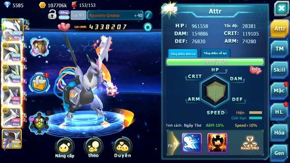 Mã #TTS5983 - S1830 - TOP5 - V7 - Unvoa white black bá chủ cặp lati bá chủ nhiều pet huyền thoại