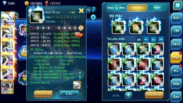 Mã #TTS5983 - S1830 - TOP5 - V7 - Unvoa white black bá chủ cặp lati bá chủ nhiều pet huyền thoại