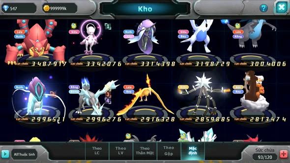 Mã #TTS5981 - S1355 - V5 - Ho-oh dynamax white black bá chủ mew giáp bá chủ cặp lati bc