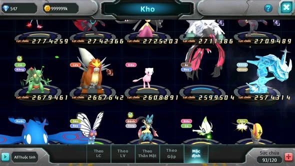 Mã #TTS5981 - S1355 - V5 - Ho-oh dynamax white black bá chủ mew giáp bá chủ cặp lati bc