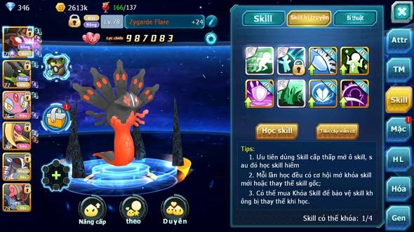 Mã : #TTS5991 - S1526 - Zygarde Flare zygarde mes vịt bầu amdlo nhiều pet ht