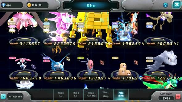 Mã : #TTS5998 - S1728 - V5 - Diancie bá chủ rắn băng bc sakataka bc nhiều pet ht