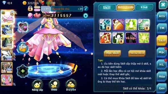 Mã : #TTS5998 - S1728 - V5 - Diancie bá chủ rắn băng bc sakataka bc nhiều pet ht