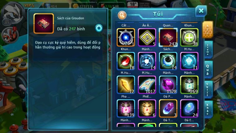 Mã : #TTS5998 - S1728 - V5 - Diancie bá chủ rắn băng bc sakataka bc nhiều pet ht