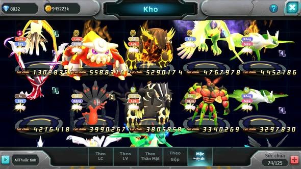 Mã : #TTS6004 - S1589 - Ho-oh dynamax hentran bc qvld bc thần gió bc nhiều pet ht