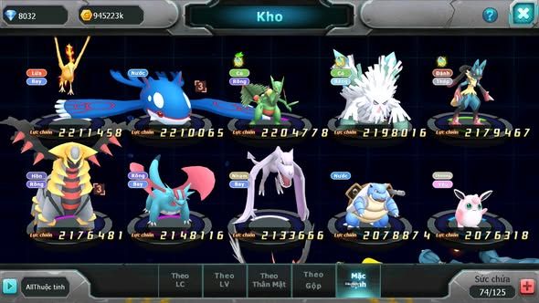 Mã : #TTS6004 - S1589 - Ho-oh dynamax hentran bc qvld bc thần gió bc nhiều pet ht