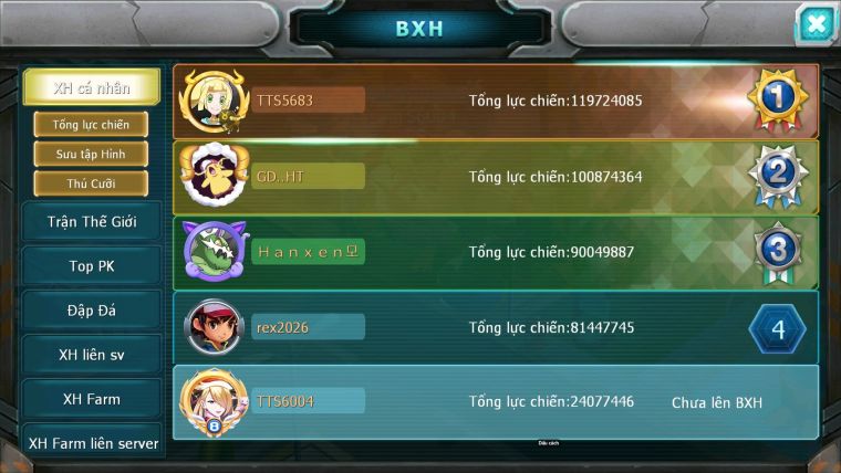 Mã : #TTS6004 - S1589 - Ho-oh dynamax hentran bc qvld bc thần gió bc nhiều pet ht