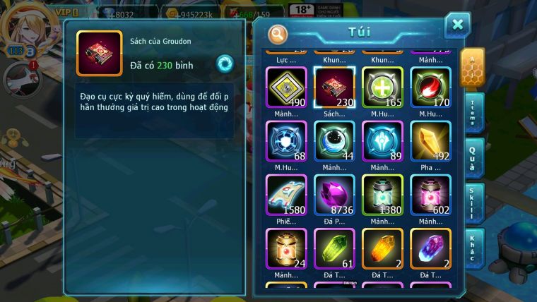 Mã : #TTS6004 - S1589 - Ho-oh dynamax hentran bc qvld bc thần gió bc nhiều pet ht
