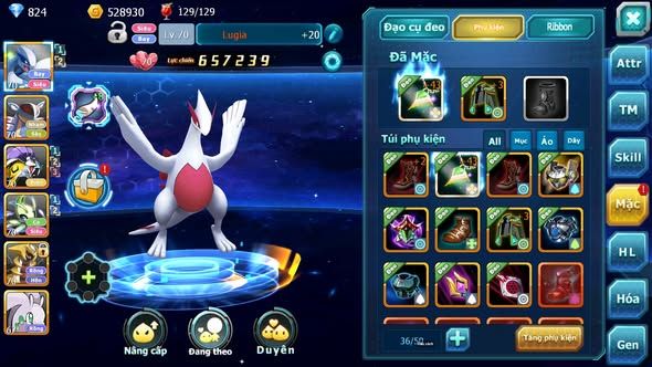 Mã : #TTS6003 - S1858 - V5 - Lugia armldo raikou celebi goodra
