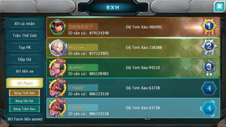 Mã : #TTS6002 - S1786 - V15 - Top5 Cặp rồng bá chủ Ho-oh bá chủ yvetal bc Drak hooh bc nhiều pet ht