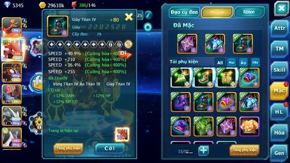Mã : #TTS6010 - S1819 - Top 20 - Hooh quái vật lòng đất bá chủ zevil nhiều pet ht