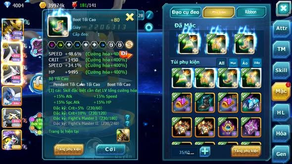Mã : #TTS6009 - S1791 - V5 - Giratina cặp lati bá chủ lugia raikou nhiều pet ht