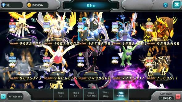 Mã : #TTS6008 - S970 - Top17 - V12 - Ho-oh dynamax wb bc unvoa qvld bc qvbc bc nhiều pet ht