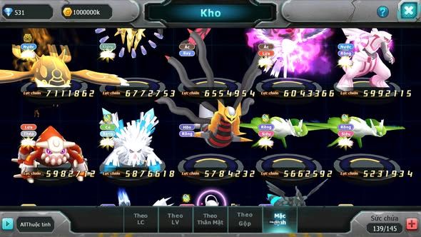 Mã : #TTS6008 - S970 - Top17 - V12 - Ho-oh dynamax wb bc unvoa qvld bc qvbc bc nhiều pet ht