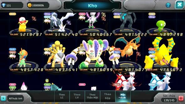 Mã : #TTS6008 - S970 - Top17 - V12 - Ho-oh dynamax wb bc unvoa qvld bc qvbc bc nhiều pet ht