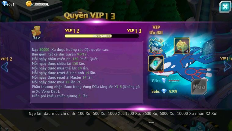 Mã : #TTS6008 - S970 - Top17 - V12 - Ho-oh dynamax wb bc unvoa qvld bc qvbc bc nhiều pet ht